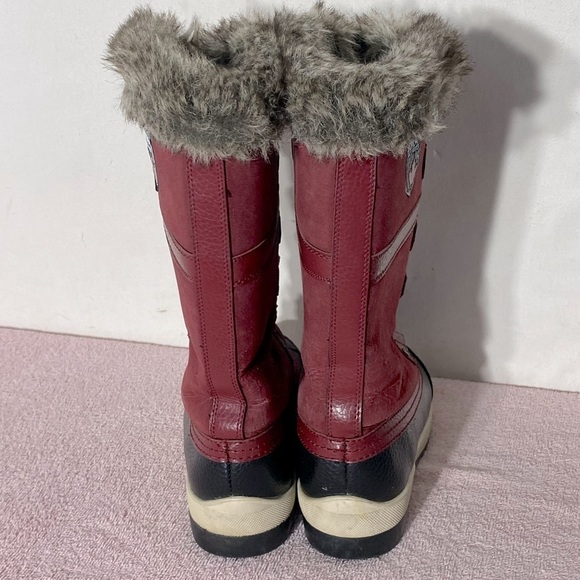 Superfit Red Lattila Lace Up Winter Boots 7 - Picture 4 of 15